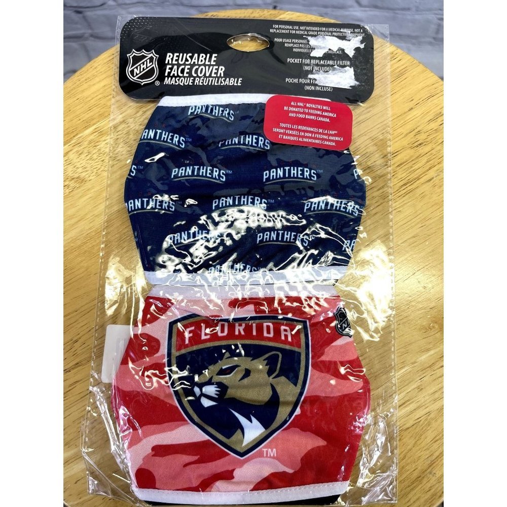 NWT NHL Florida Panthers Reusable Face Cover